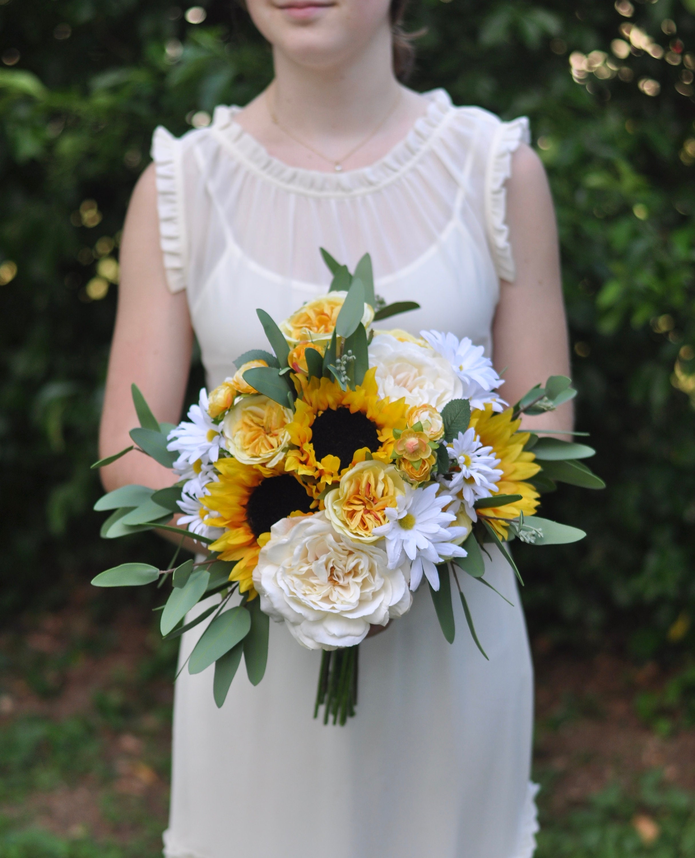 Sunflower Bouquet Boho Bouquet Bride 