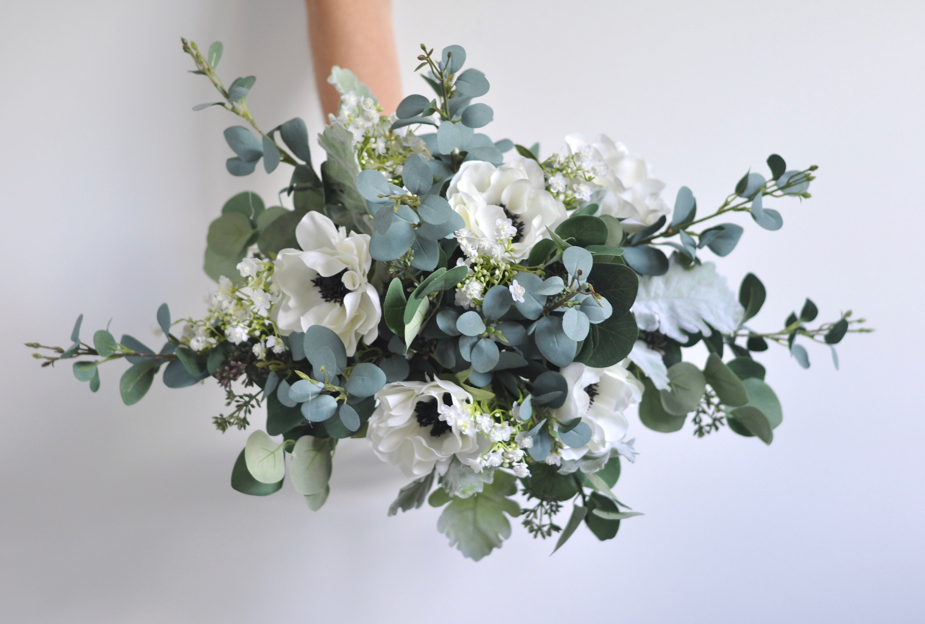 高級　カスケード シルクフラワー ブライダルブーケ 　W44　造花ブーケ 高級 カスケード シルクフラワー ブライダルブーケ W44 造花ブーケ