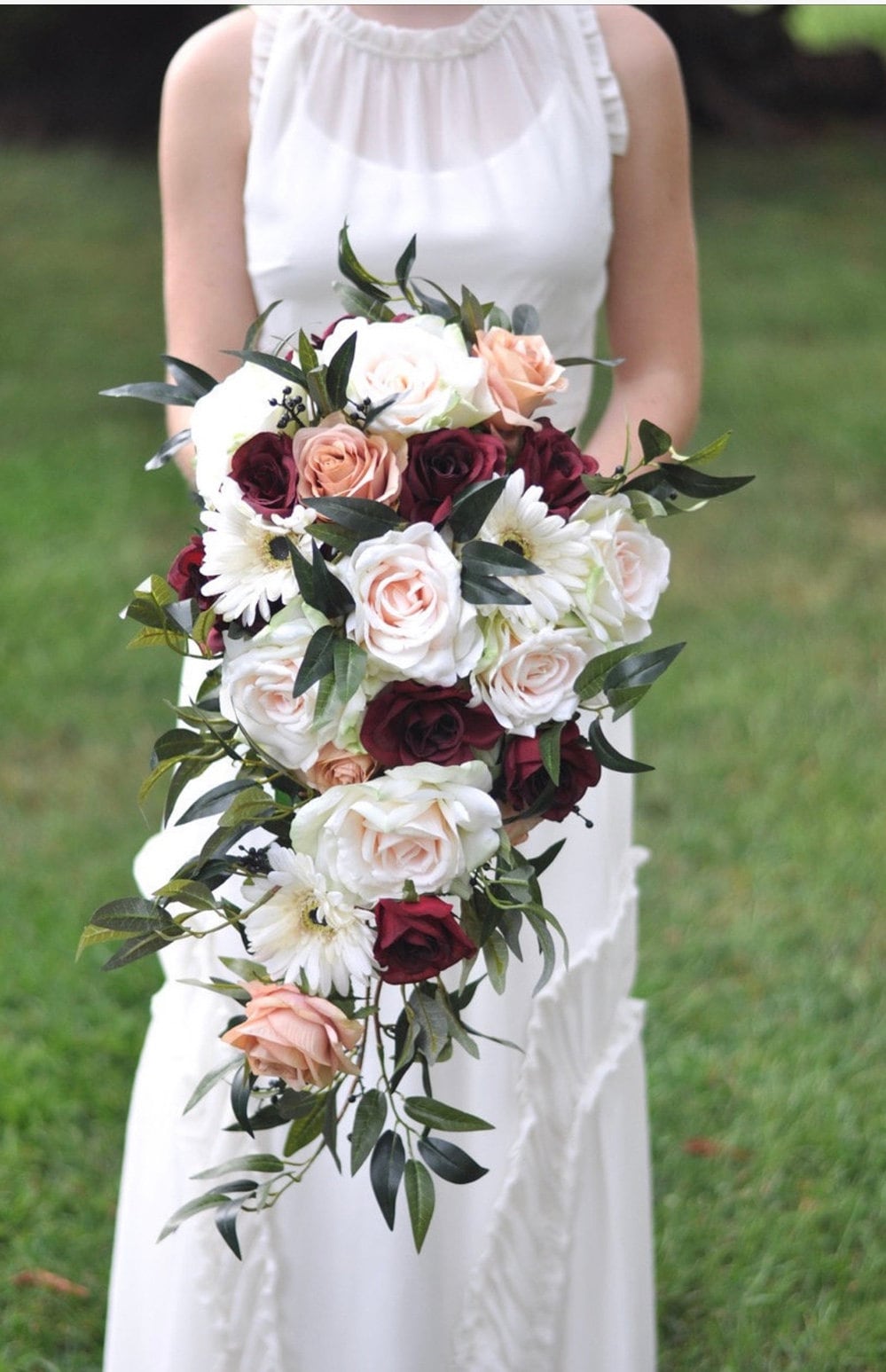 Cascade Bridal Bouquet, Wedding Flower Bouquet, Wedding Flowers