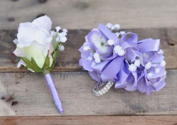 Ramillete de rosas lavanda, flores de boda, ramillete de boda, ramillete de  graduación, ramillete de muñeca, ramillete de rosas, flores de boda de