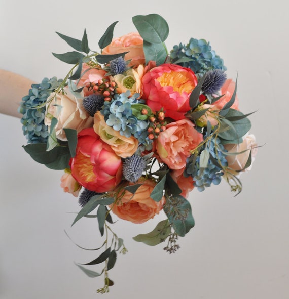 Wedding Flowers Bridal Bouquet Silk Wedding Flowers Etsy