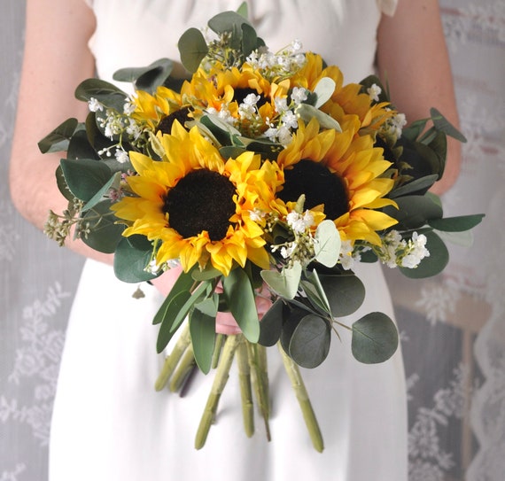 Custom Sunflower Bouquet wrap