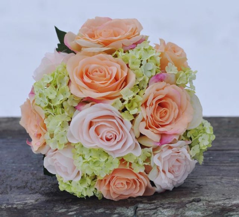 Brides Bouquet Wedding Flowers Boho Bouquet Silk Wedding Flowers Silk Flower Bouquet Bridal Bouquet Rose Bouquet Wedding Bouquet