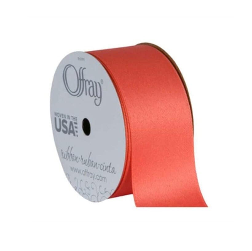 Rouleau De Ruban Satin Orange 1,5 Pouces (4cm) - Longueur 30 Yards (27m) - Marque Aoropo - Neuf