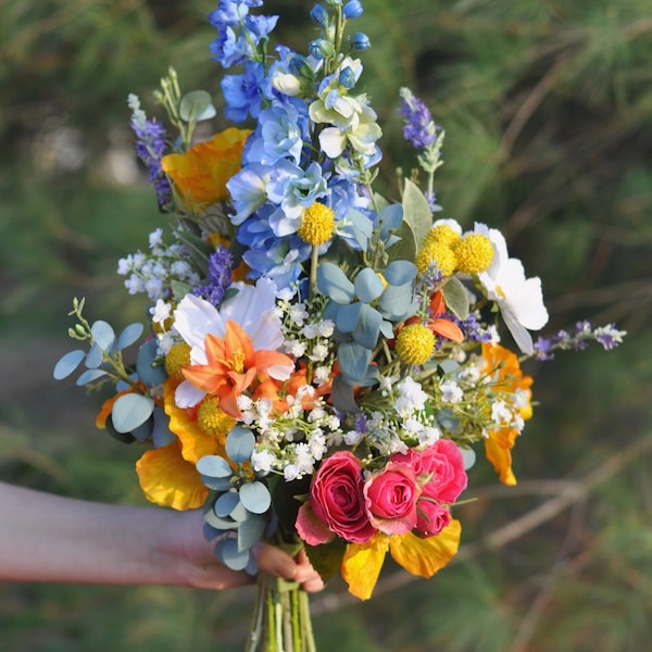 Silk Wedding Flowers Etsy