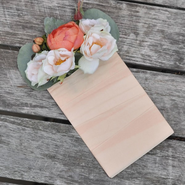 Pocket Boutonniere In Coral, Groom Boutonniere, coral boutonniere, wedding boutonniere, groomsmen buttonhole, wedding flowers, wedding party