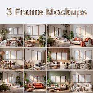 180 wall art mockup bundle with PSD and PNG files showing framed posters and artwork in realistic interior scenes. Includes gallery wall mockups, modern and Scandinavian wall decor, frame mockups, poster displays, art print mockups, and interior wall mockups for Etsy listings, digital artists, designers, and print sellers. Easy to edit in Photoshop or Photopea.