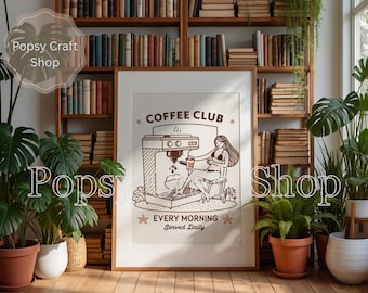 Maqueta de arte mural vintage en formato PSD / Maqueta de póster con marco antiguo / Exhibición de arte mural retro / PSD de alta resolución + Guía de edición sencilla con Photopea