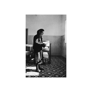 Asi Gonia 1968 Lady in Cheese store| Cretan Village Life Photo | Greek Heritage Art