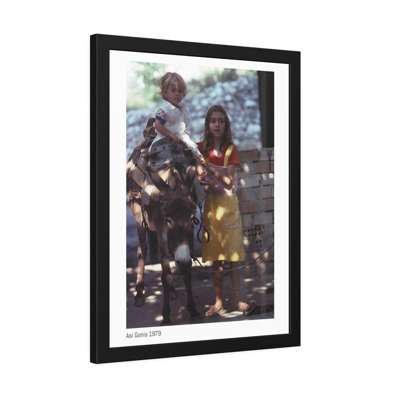 Asi Gonia Exhibition Children with donkey 1979 image 2