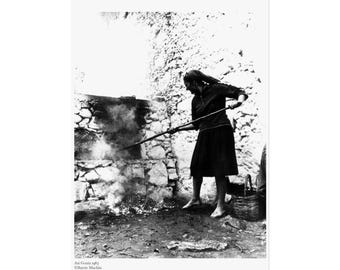 Asi Gonia Backen | | Kretisches Dorf Fotodruck | Griechische Kulturerbe Kunst | Crete Wandkunst
