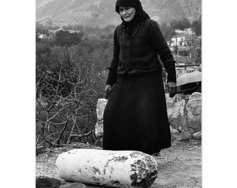 Asi Gonia Packet das Dach | Kretisches Dorfleben Foto | Griechische Kulturerbe Kunst | Wintervorbereitung