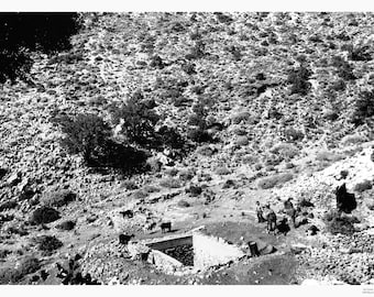 Asi Gonia Berglandschaft Stausee | | Kretisches Dorf Fotodruck | Griechische Kulturerbe Kunst | Crete Wandkunst
