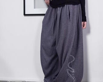 Women's Baggy Sweatpants | Loose Wide Leg Pants | Casual Modern Streetwear | Y2K Trend