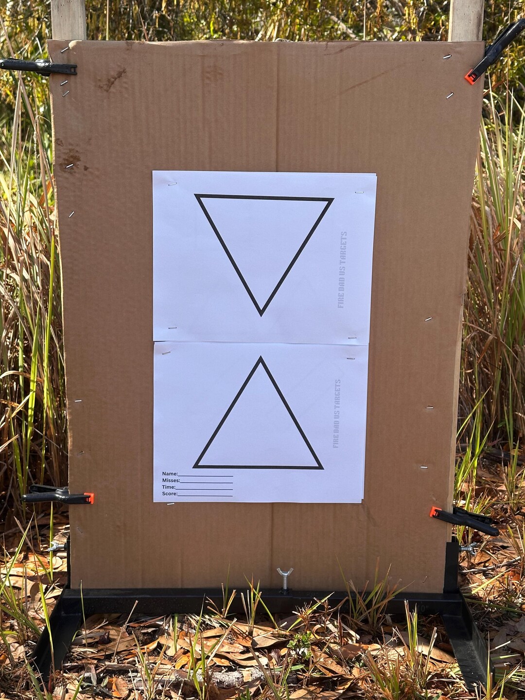 Tactical Shooting Targets: Large Triangle (printable) - Etsy