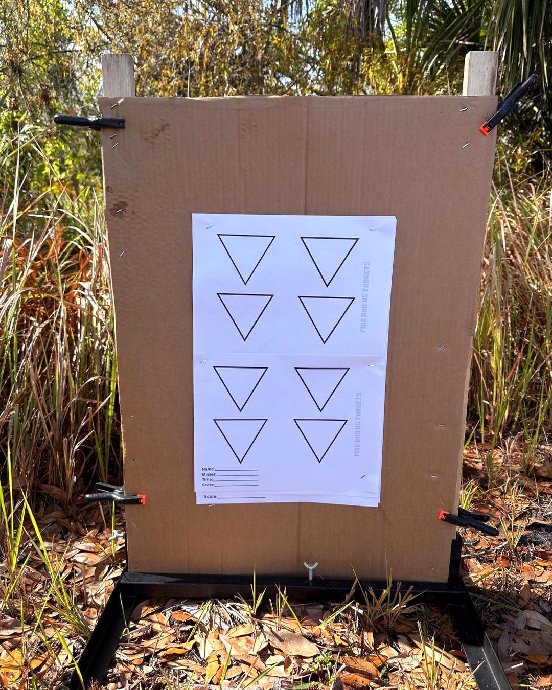Tactical Shooting Targets: Inverted Triangles Template (printable) - Etsy