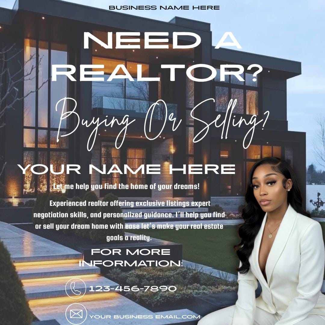 Real Estate Editale Template (Canva)
