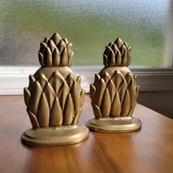 Pineapple Bookends Etsy