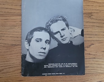 Vintage Simon and Garfunkel Song Book / Written music song book / Mrs Robinson sheet music / sheet music book / 60s songbook / Paul Simon