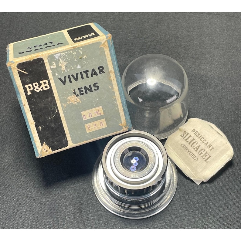 P&B Royal Anastigmat 50mm f/3.5 Lens No 52012 NOS w Box Case Made Japan image 1