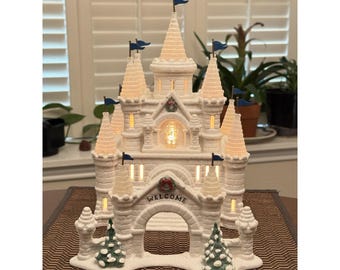Department 56 Snow Village 56.54850 Snow Carnival Ice Palace 1995 Complete