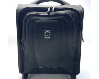 Maletín portátil con ruedas Delsey Paris, para llevar debajo del asiento, tipo maleta de oficina móvil, 40,6 x 33,3 x 22,9 cm.