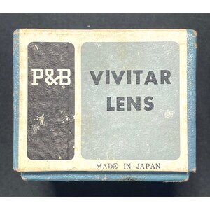 P&B Royal Anastigmat 50mm f/3.5 Lens No 52012 NOS w Box Case Made Japan image 3
