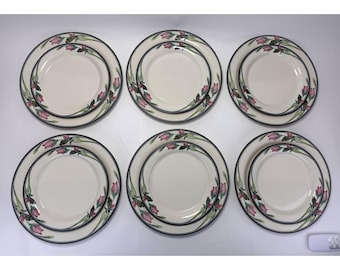 Lenox China Midnight Blossom 12-delige set 6 diners 10,75" 6 salades 8,5"