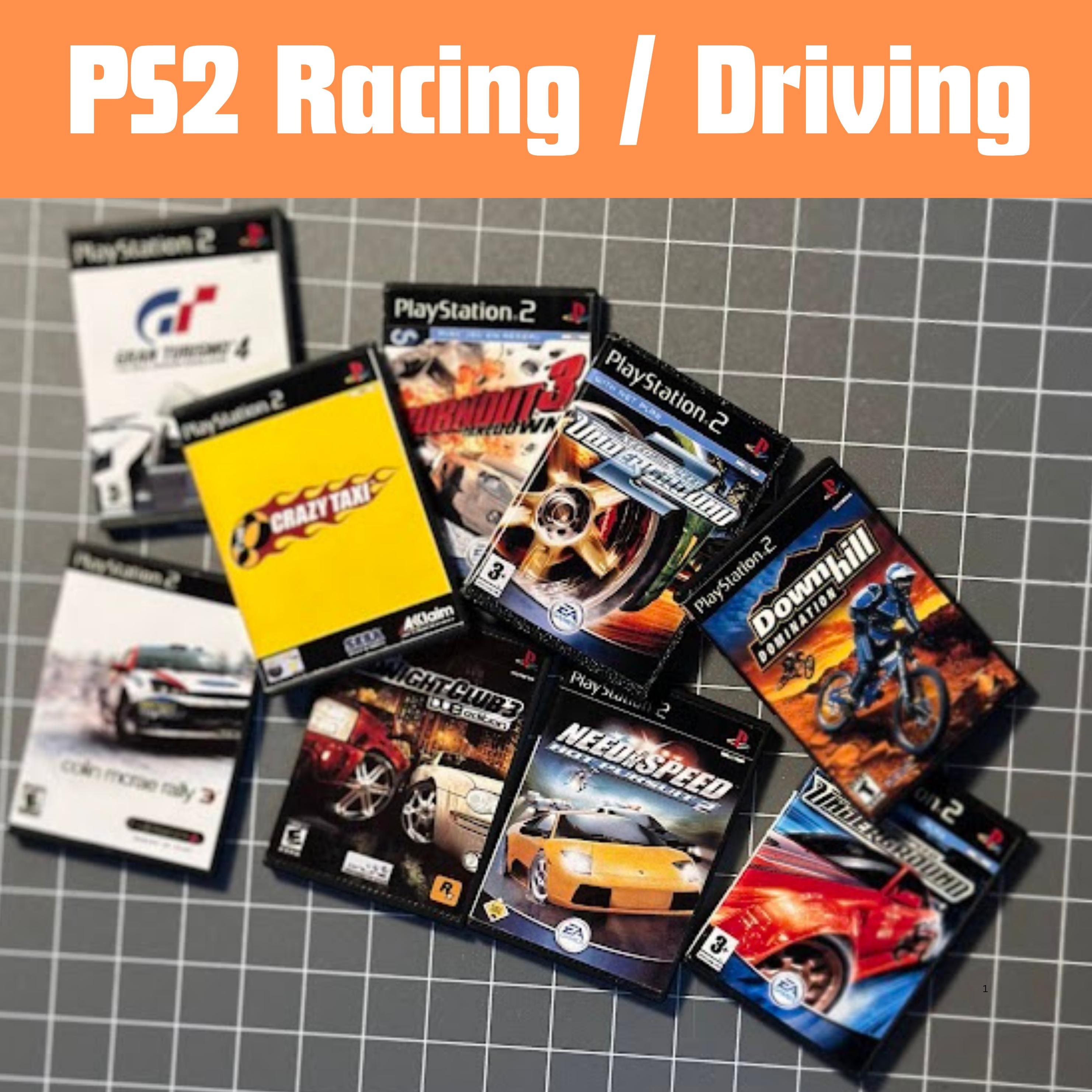 PS2 Racing GAME Miniature Game Case – Handmade Keychains & Magnets