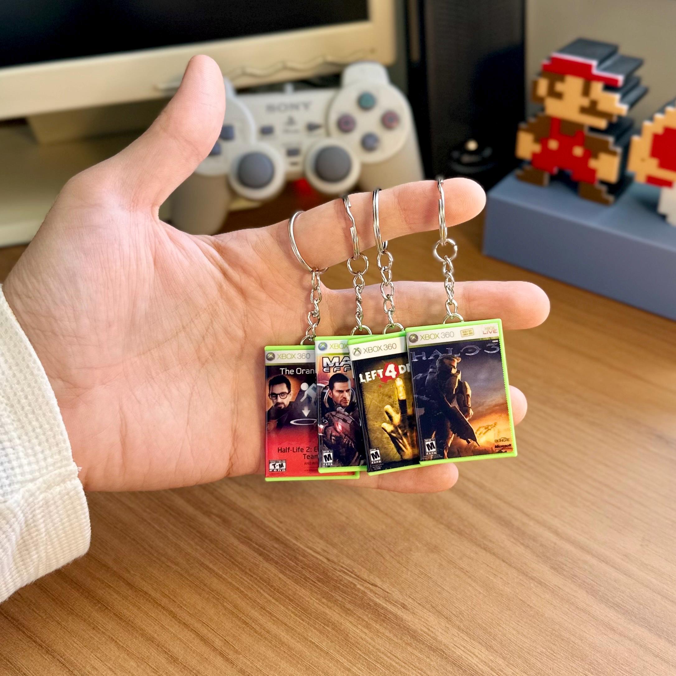 Xbox 360 Miniature Games Case Keychains & Magnets | Handmade Gamer