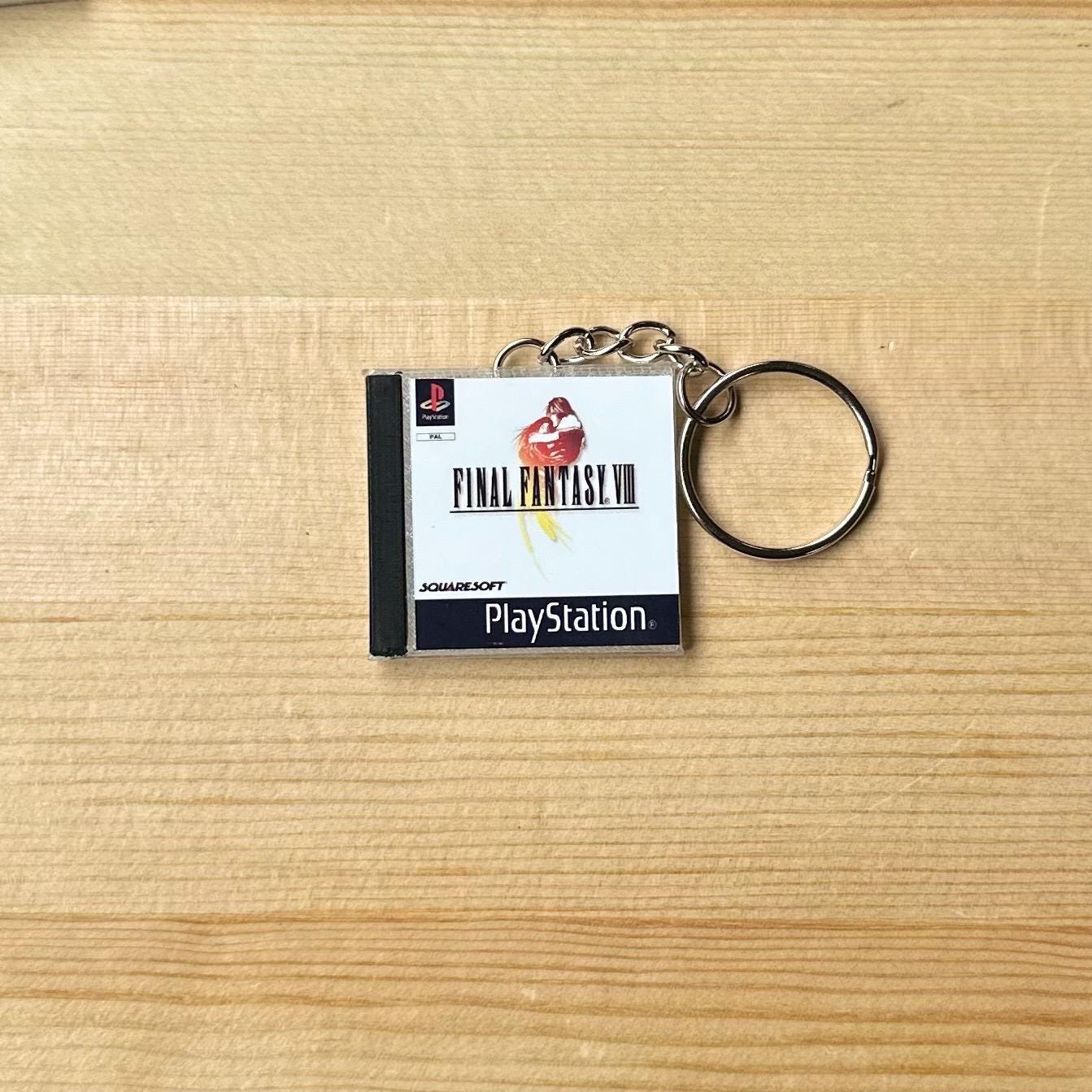 Ps1 Icon Keychain CUSTOM PS1 Mini Case Keychain – Retro Gaming Collectible (FF7, FF8, FF9 ...
