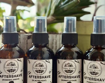 Handgefertigtes Herren Aftershave: Ungiftig, mit ätherischem Öl duftend