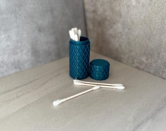Viaje y almacenamiento elegante y seguro para sus hisopos