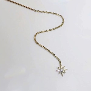 Star Threader Earring