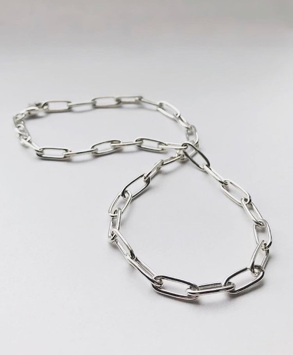 Handmade Silver Choker Chain