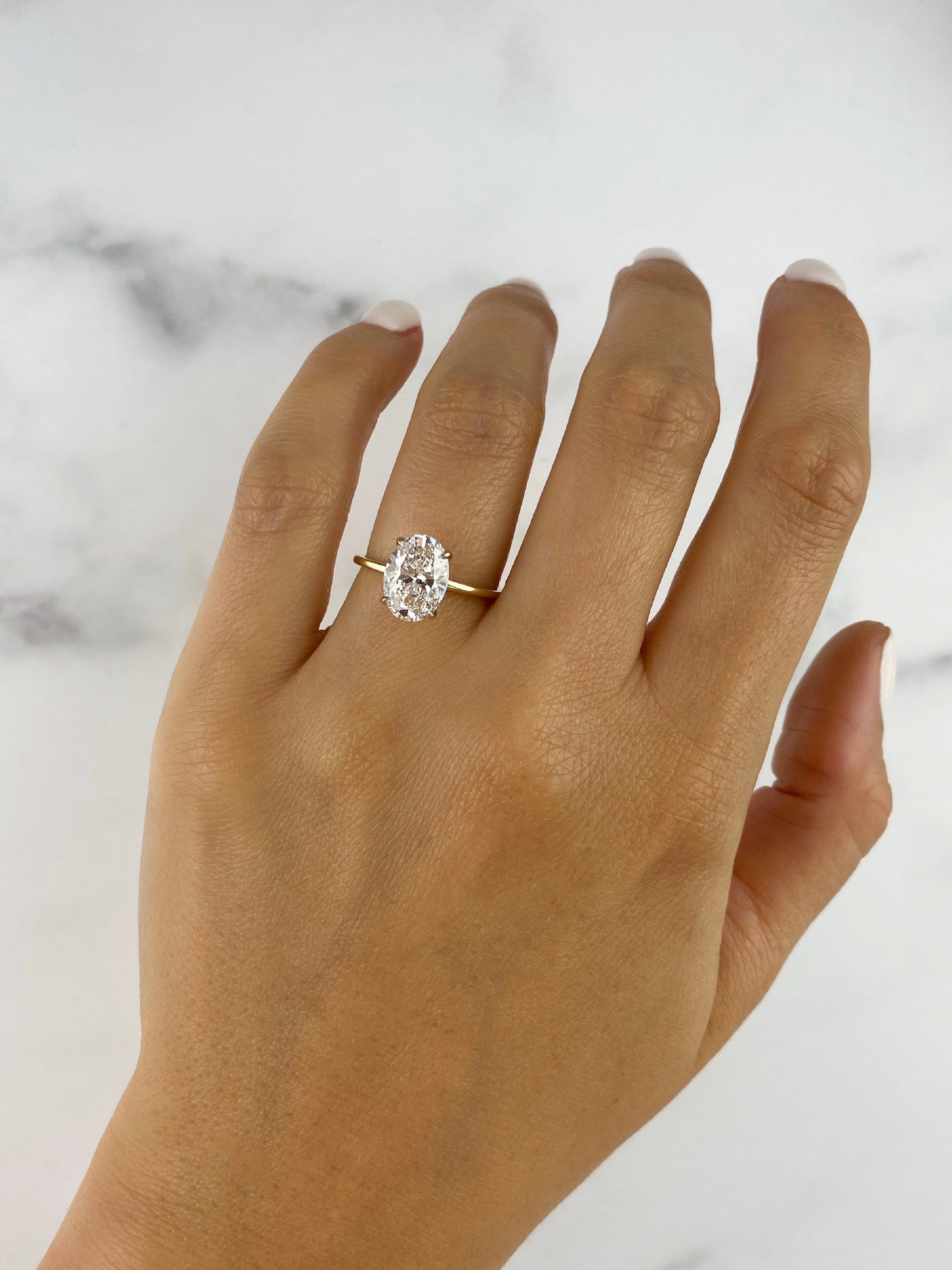 Hidden Halo Round Cut Moissanite Engagement Ring, 2.0 Round Cut Solitaire Wedding  Ring, Simple Ring for Girls, Stacking Engagement Ring - Etsy | Gold band  engagement rings, Gold solitaire engagement ring, Round