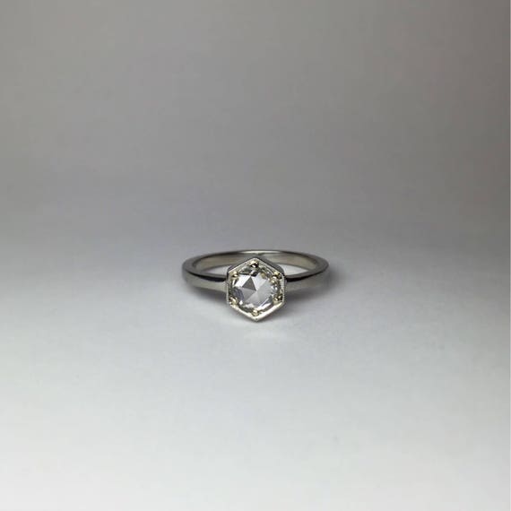 Hexagon Engagement Ring