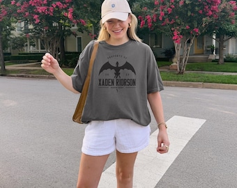 Prop von Xaden Riorson Shadow Daddy Shirt, Fourth Wing Merch, Geschenk für Fantasy Leser