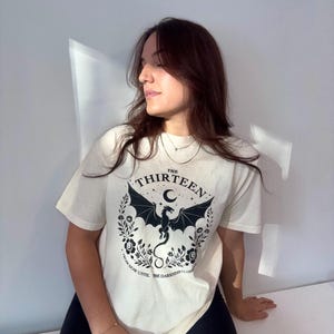 The Thirteen From Now Until The Darkness Claims Us Shirt, Throne of Glass Merch, Gift for Fantasy Reader image 4