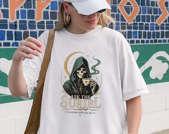 Fragen Sie das Suriel Comfort Colors Hemd, ACOTAR Hemd, ACOTAR Merch, Suriel Hemd, ACOMAF Hemd, Bookish Merch, Sarah J Maas Hemd
