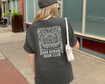 Dunkles Romanze Buchklub Shirt, Komfort Farben 1717 T-Shirt, moralisch graues Romantik Shirt, Leseratte Geschenk, Buchklub