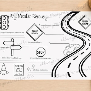 My Road to Recovery – Printable Activity