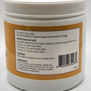Pemade Canine Calm Soft Chews - Apoyo para el estrés y la concentración imagen 5