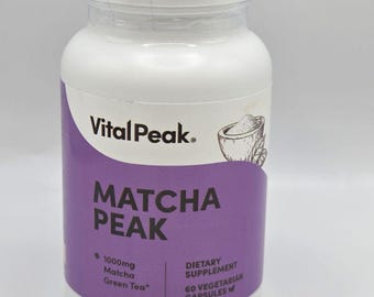 Vital Peak® Matcha 1000 mg - EGCG Green Tea Supplement, Powder Pills Support Energy Mental Clarity - for Women Men, Vegan, Gluten Free