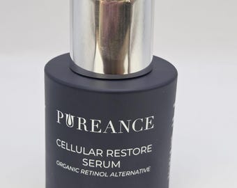 PUREANCE Organic Bakuchiol Plumping Serum for Face Skin and Wrinkles Cellular Restore Serum