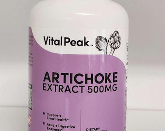 Vital Peak Artichoke 500 mg Supplement liver health