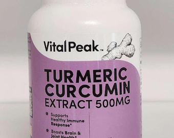 Vital Peak Turmeric Curcumin with Black Pepper for Joint, Liver Health