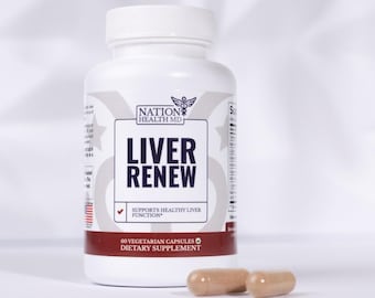 NATION HEALTH MD Liver Renew Cleanse Detox & Repair - Liver Support Supplement