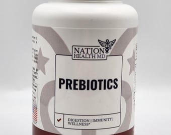 NATION HEALTH MD Prebiotics for Digestion, Immunity and Wellness