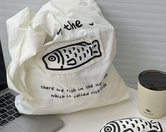 Fish Foldable Tote